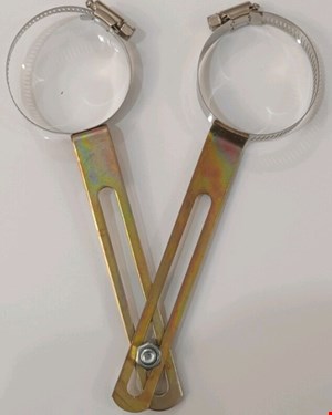 قیچی دوبل بلند با پرس مقاوم طلایی رنگ